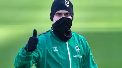 Werder-Stürmer Borré im Training.