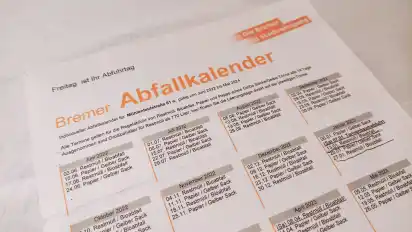 App und Internet statt Papier: Bremer Abfallkalender nur noch digital