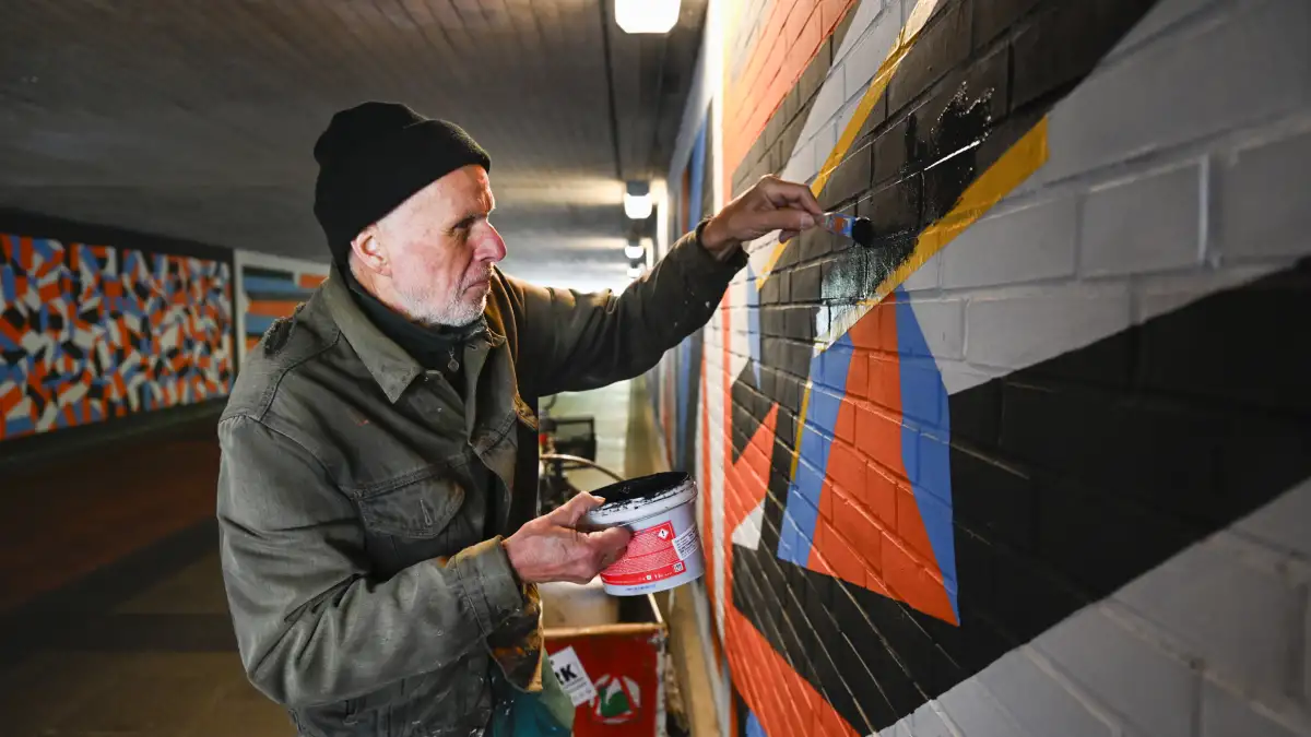Rentner rettet Kunstwerk im Meta-Sattler-Tunnel