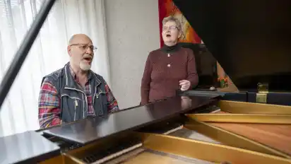 Markus Krause und Petra Müller präsentieren ihre Lieblingslieder in der Felicianuskirche.