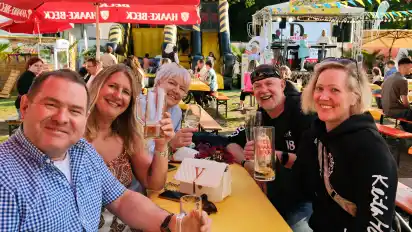 Gute Laune auf der Sommerwiese in Delmenhorst.