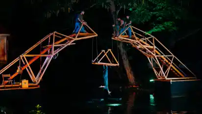 Die Artistikgruppe Cirque on Edge eröffnet das Straßenkunstfestival La Strada, dessen 30. Ausgabe vom 7. bis 9. Juni in Bremen über die Bühne gehen soll.
