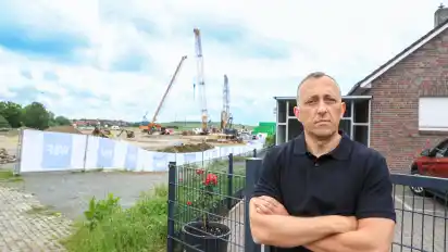 Christian Mahlstedt aus Hasenbüren wohnt neben einer der größten Bremer Baustellen. Das Projekt Wesertunnel wird ihn noch viele Jahre beschäftigen.