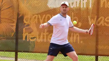 Torsten Spille (Foto) und Timo Stalljann erreichten im Doppel den Match-Tiebreak, unterlagen in diesem jedoch.
