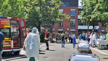 Im Bassumer Krankenhaus ist am Donnerstagnachmittag ein Feuer ausgebrochen.