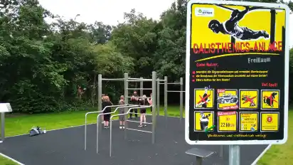 Seit einigen Monaten kann die Calisthenics-Anlage genutzt werden.
