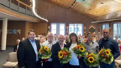 Die Preisträger wurden im Weyher Rathaus geehrt.