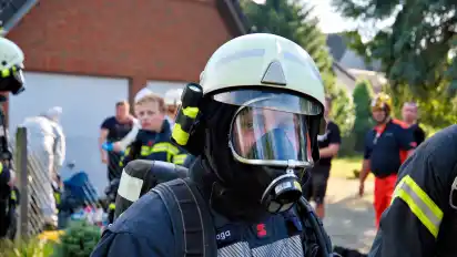 Insbesondere für die Atemschutzgeräteträger bedeutete der Einsatz aufgrund der hohen Temperaturen eine große Herausforderung.