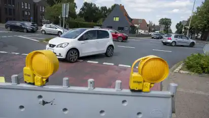 Kein Durchkommen gibt es aktuell auf der Straße zwischen Achim und Thedinghausen.