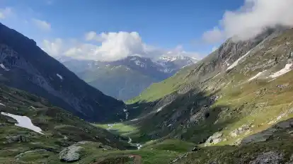 Beeindruckende Kulisse bei der Wanderung.
