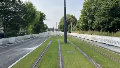 Das sieht doch schon gut aus: Im südlichen Bereich der Heinrich-Plett-Straße ist schon gut erkennbar, wie es einmal aussehen wird.