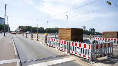 Ab dem 4. November müssen spätestens an dieser Stelle alle Verkehrsteilnehmer umdrehen.