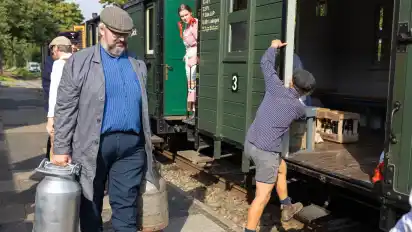 Beim historischen Wochenende des Deutschen Eisenbahnvereins war das Thema die Kaiserzeit.