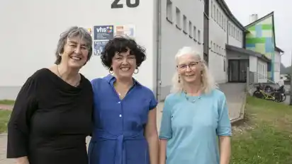 Elke Lies, Natascha Zupkovic und Gabriele Haar (von links) haben das Programm zum Europäischen Tag der Sprachen in Osterholz-Scharmbeck auf die Beine gestellt.