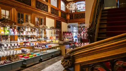 Schokolade, so weit das Auge reicht: Der Hachez-Shop an der Obernstraße.