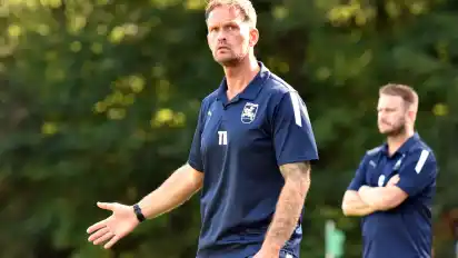 Ist sicher, gegen den FC Hambergen den ersten Sieg einzufahren: Sascha Steinbusch, Trainer der TuSG RItterhude.