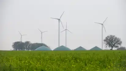 Windräder gehören in Hengsterholz seit vielen Jahren zum Landschaftsbild. Künftig könnten sechs Weitere hinzukommen.