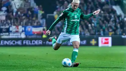 Gilt von Werder-Trainer Ole Werner im Angriff als gesetzt: Marvin Ducksch