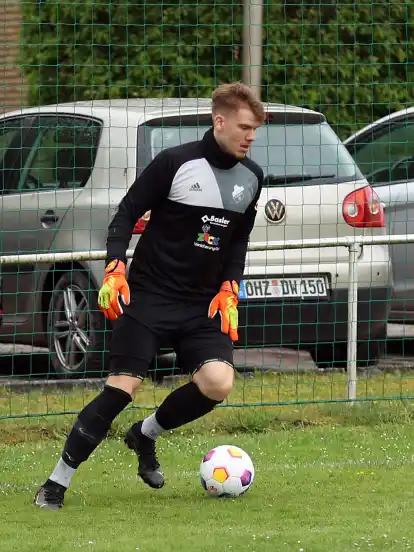 Lilienthals Keeper Finn-Julian Bedau erlebte ein komplett beschäftigungsloses Spiel.