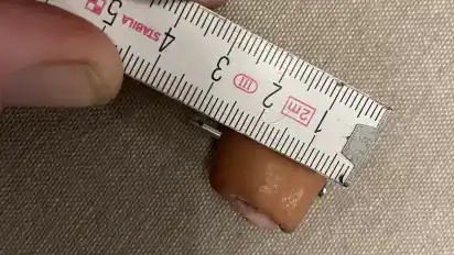 Fast drei Zentimeter lang waren die Nägel in den ausgelegten Wurstködern.