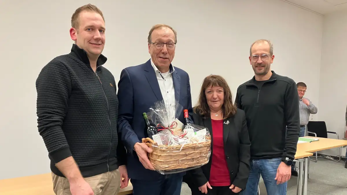 Last council meeting for long-standing Grasberg treasurer Heiko Hartwig