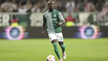 Naby Keita bei einem seiner seltenen Auftritte im Werder-Dress. (Archivbild)