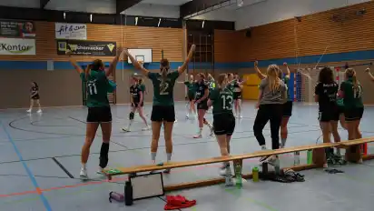 Die Handballerinnen des Hagener SV holten nach einem Fünf-Tore-Rückstand noch einenen Punkt gegen Morsum.