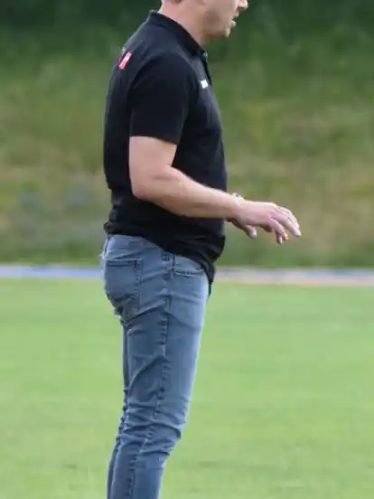 Meyenburgs Trainer Patrick Hunger.