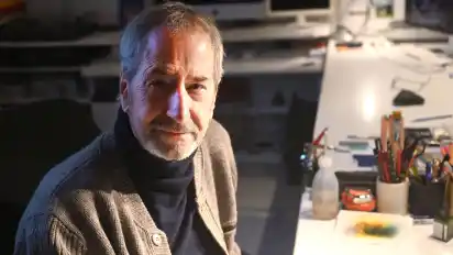 Atelierbesuch bei Michael-Thomas Henze.
