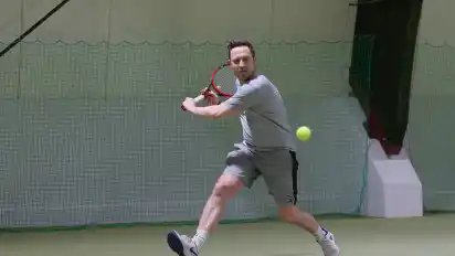 Torsten Spille setzte sich im Doppel zusammen mit Youngster Linus Heubach durch.