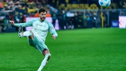 Werders Leonardo Bittencourt überzeugt in Dortmund nach seiner Einwechslung.