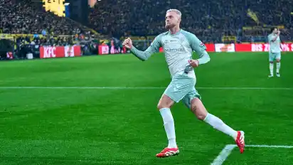 Rechtzeitig vor dem Spiel gegen den FSV Mainz 05 hat sich Marvin Ducksch von den Folgen seines Hexenschusses erholt.