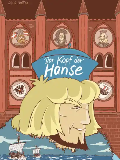Jens Natter aus Verden stellt auf der Bremer Comic- und Manga Convention seinen jüngsten Comic ”Der Kopf der Hanse” (Coverbild) vor.
