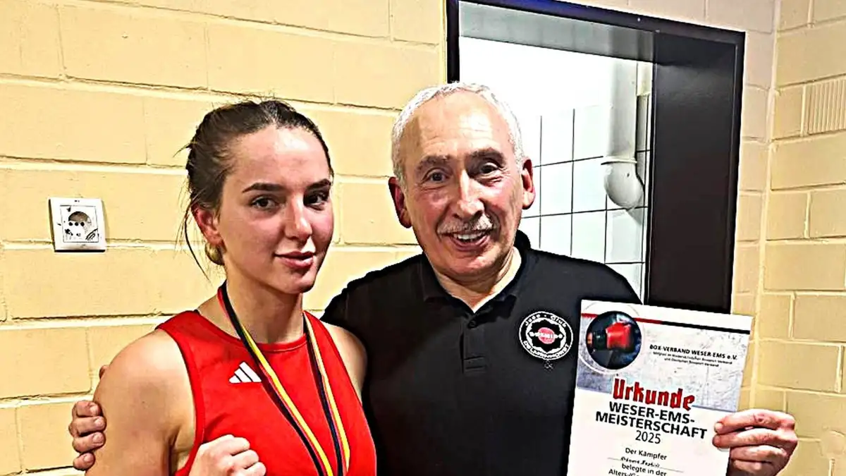 Edison Rashiti Arbnora Rashiti vom Delmenhorster TV gewinnt Weser-Ems-Meisterschaft
