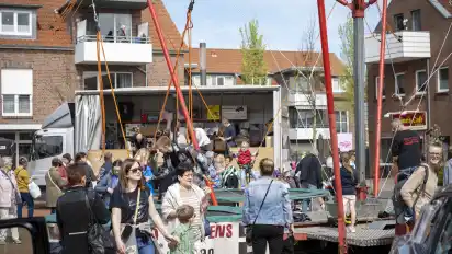 Auch im vergangenen Jahr lockte der Frühjahrsmarkt in Kirchweyhe zahlreiche Besucher an.