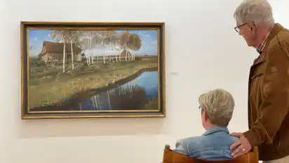 Die Bilder der neuen Sonderausstellung konnten am Wochenende erstmals in Augenschein genommen werden.