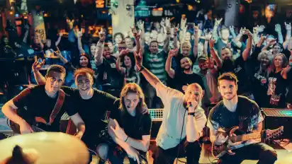 Hier noch im Meisenfrei, bald schon beim Wacken Open-Air? Die Bremer Metalcore-Band DERHB mit Mirko Jatsch (von links), Adriano Boaron, Jonas Bartsch, Axel Kolb und Jan Niklas Reeg.