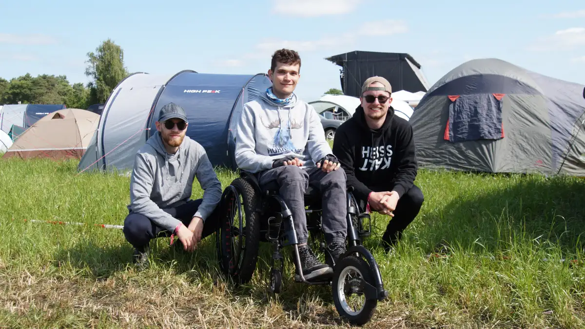 Hurricane Festival: How people with disabilities camp and party
