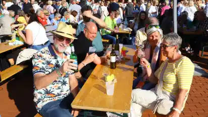 Die Stimmung auf dem Marktplatz war gut.