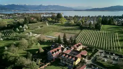 Unweit vom Ufer des Bodensees liegt das Hotel Villino.
