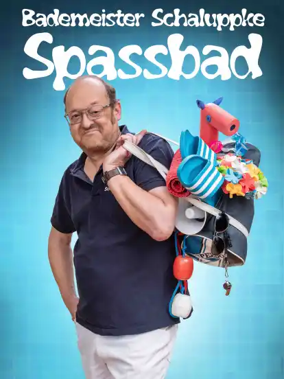 Mit Comedian Robbi Pawlik alias Bademeister Schaluppke wird das Finale der Geburtstagsfeier eingeläutet.