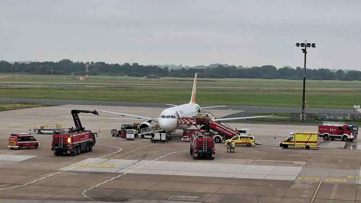 Besatzung-bemerkt-Dampf-Flugzeug-kehrt-nach-Bremen-zur-ck