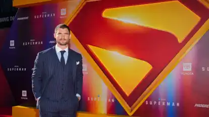 In „Superman“ trug David Corenswet erstmals das Superhelden-Kostüm. (Archivbild)
