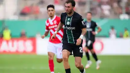 Kolja Oudenne traf für Hannover 96 im Test gegen den Hamburger SV.