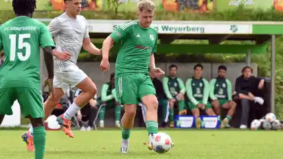 Justin Schmidt will mit dem FC Worpswede am heimischen Weyerberg gegen die TuSG Ritterhude endlich den ersten Dreier der Saison.