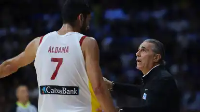 Spaniens Basketball und Trainer Sergio Scariolo