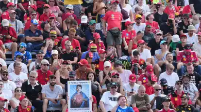 Monza ist immer ein Fest für die Tifosi.
