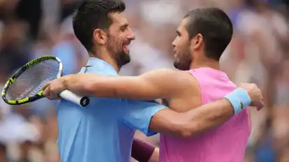 Novak Djokovic konnte Carlos Alcaraz im Halbfinale der US Open nicht aufhalten.