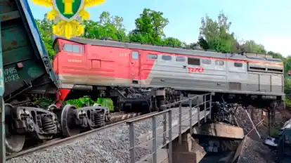 Schon in der Vergangenheit soll Kiew mehrere Sabotageakte auf das russische Bahnnetz verübt haben. (Archivbild)