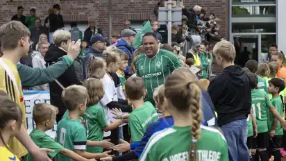 Ailton war natürlich auch zu Gast beim Legendenspiel in Osterholz-Scharmbeck.